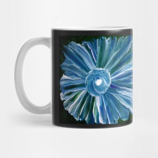 Floral acrylic paint pour - Abstract Mug